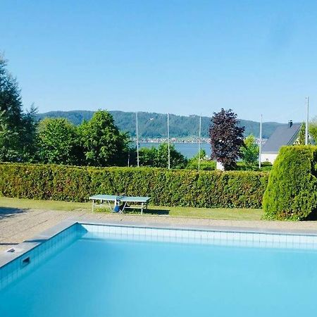 Die Seeblume - Ferienwohnung Mit Pool Und Seeblick Bodman-Ludwigshafen Exterior foto